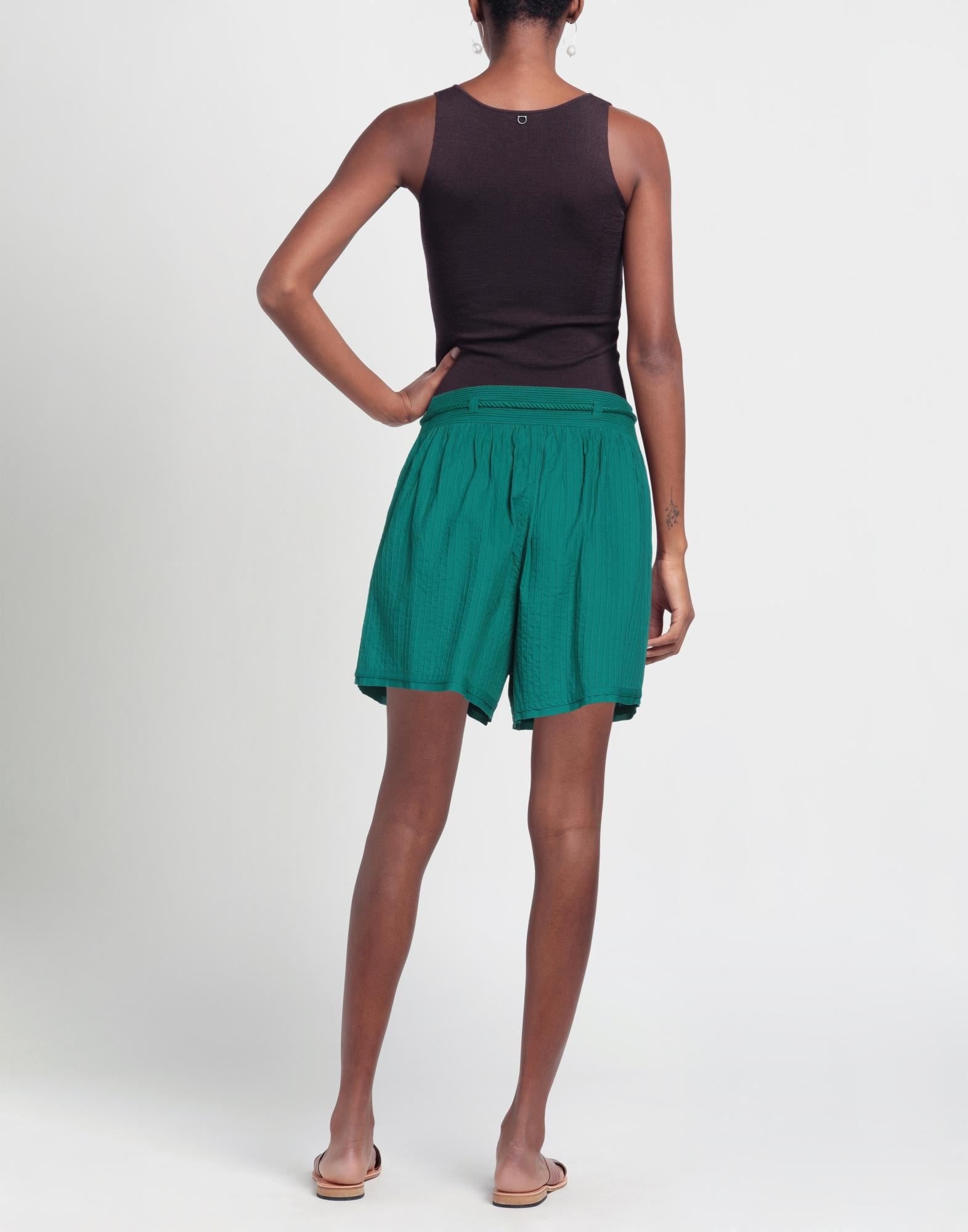 Emerald green Women's Shorts & Bermuda - 3