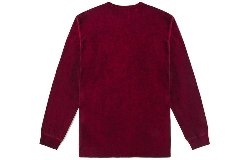 Vans Vans Tie-dye Round Neck Long Sleeve T-shirt 'Beugundy' VN0A4S2GCAR outlook