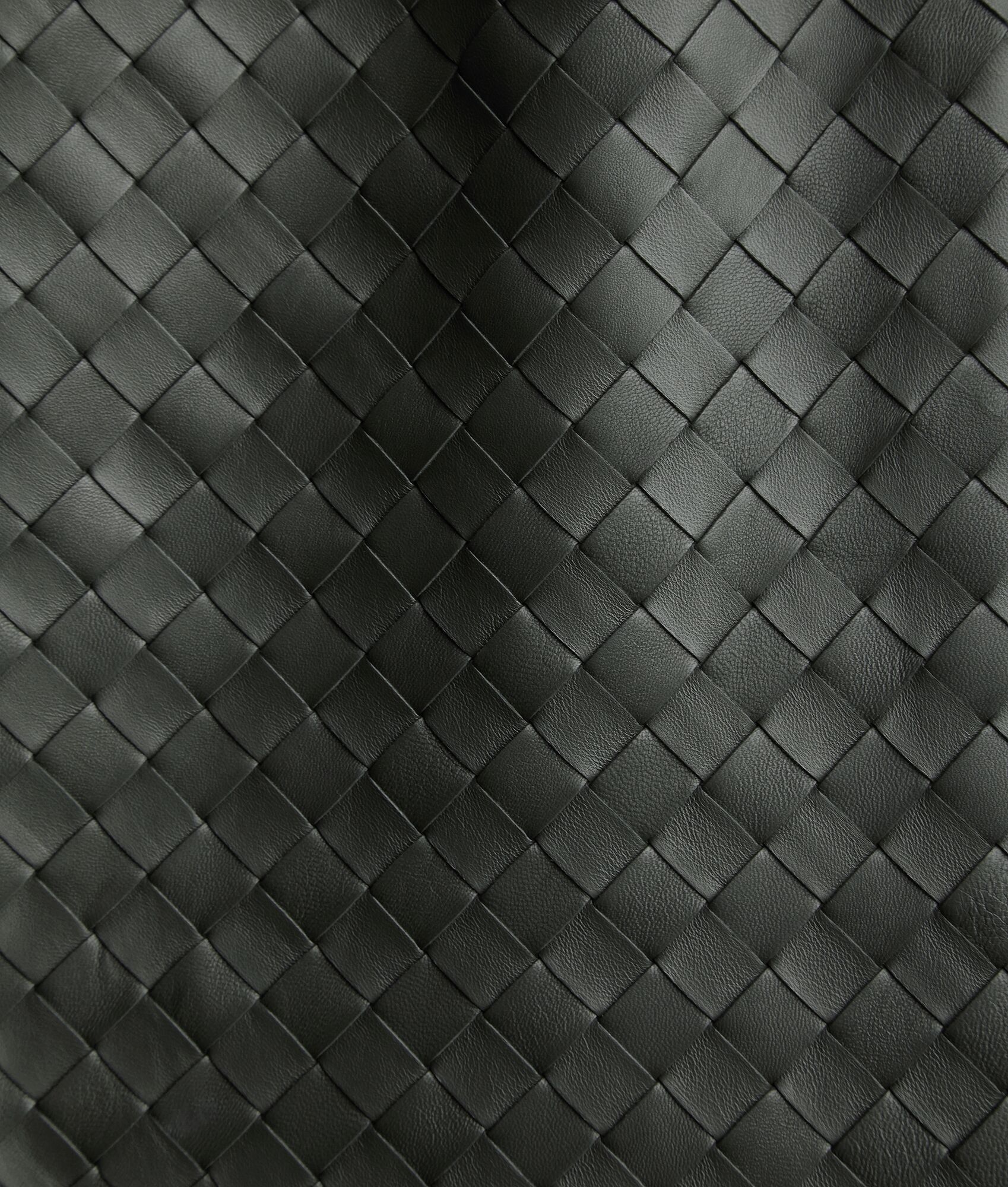 intrecciato leather dress - 4