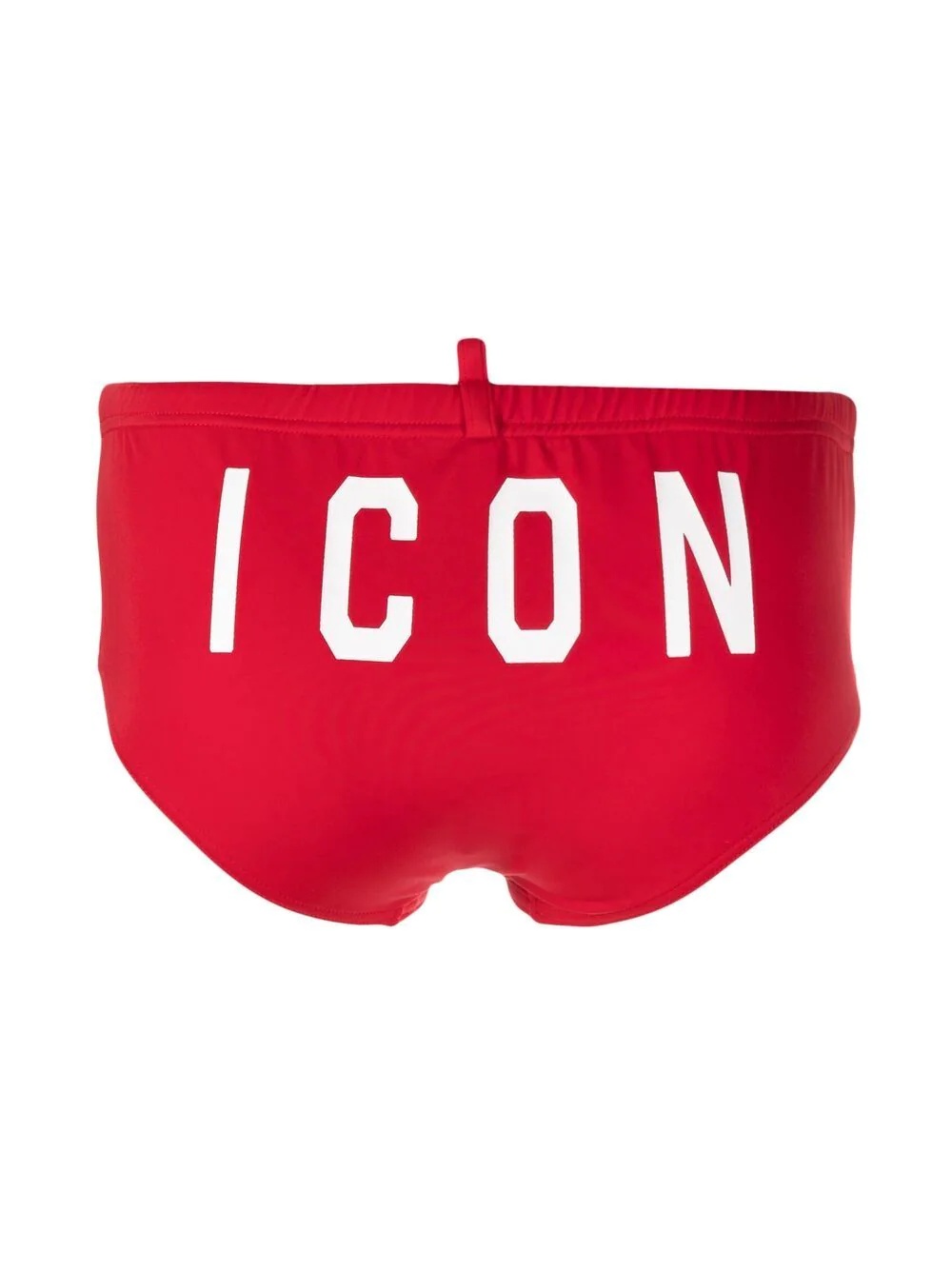 Icon print drawstring swimming trunks - 2