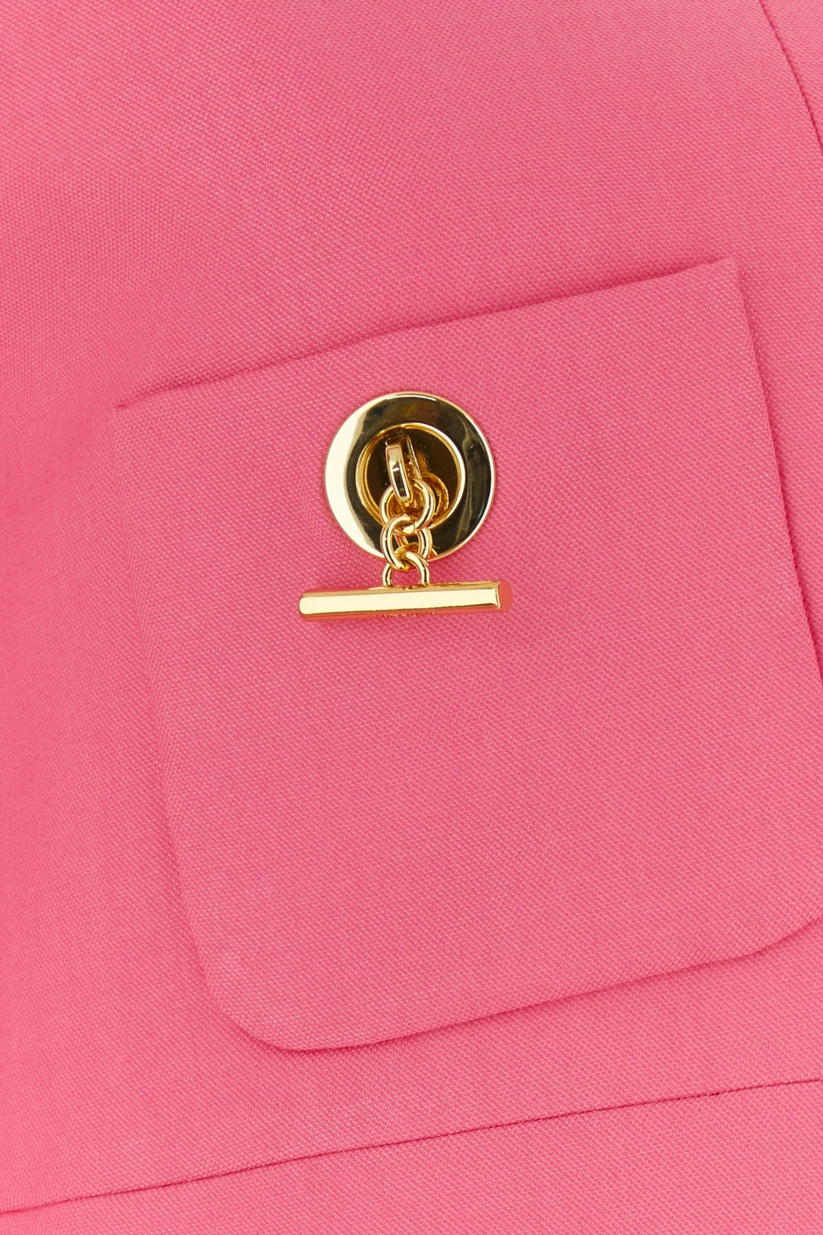 Fuchsia stretch gabardine blazer - 3
