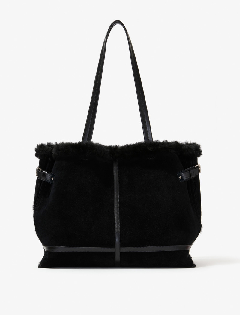 Days Tote in Suede Shearling 1