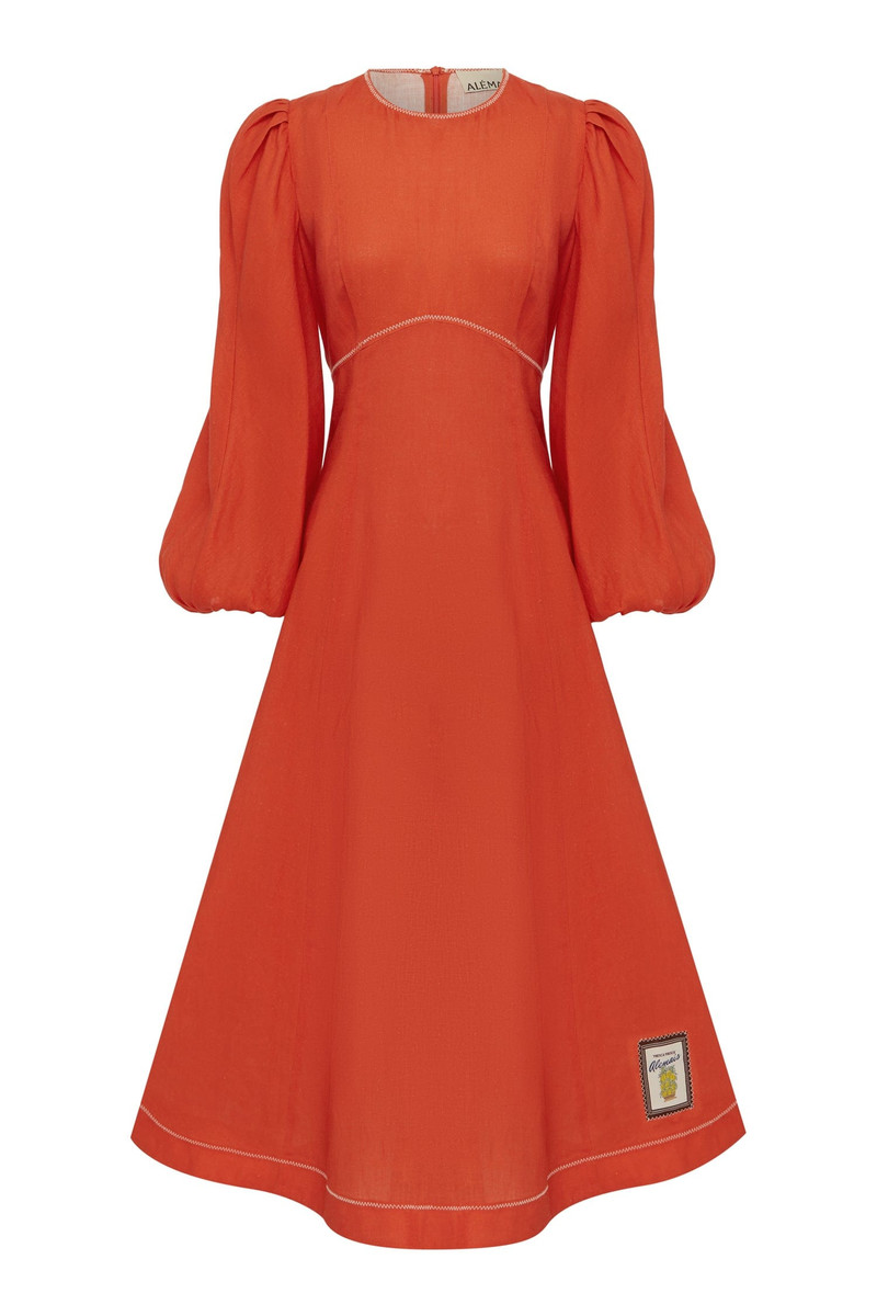 Contessa Long Sleeve Midi Dress 1