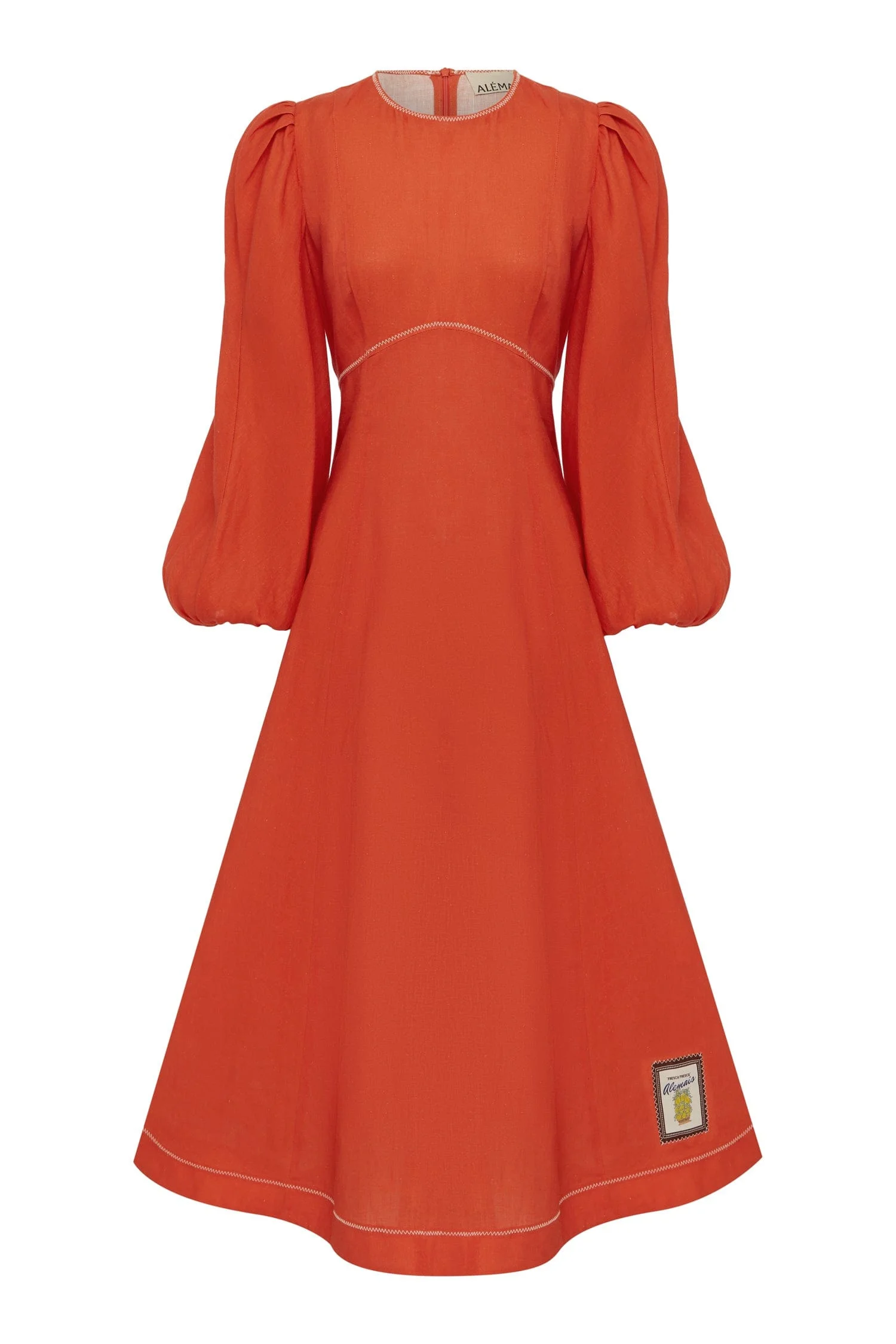 Contessa Long Sleeve Midi Dress - 1