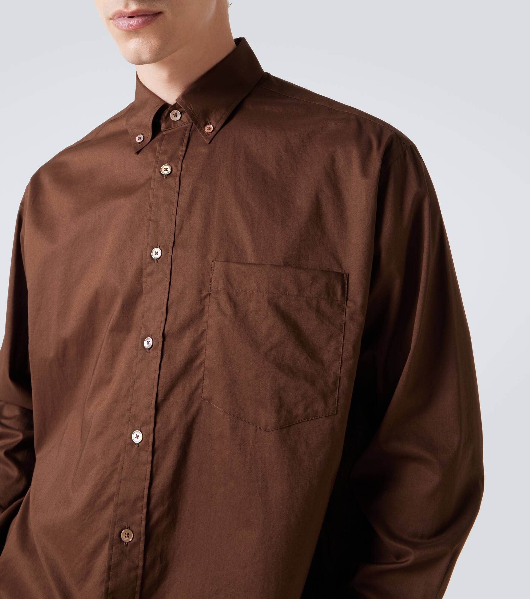 Oversized cotton shirt - 5