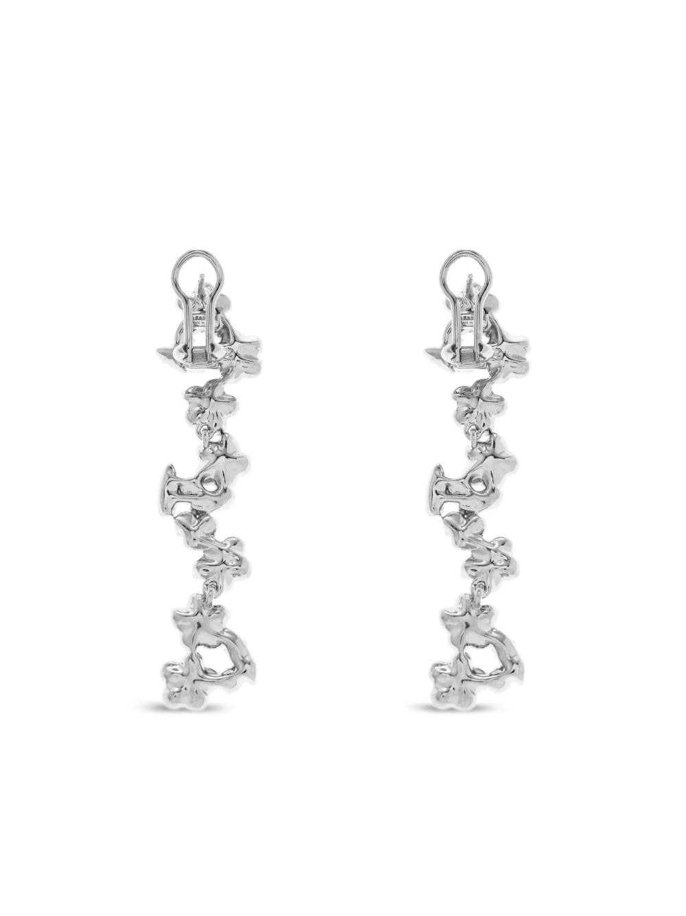 crystal-embellishment earrings - 3