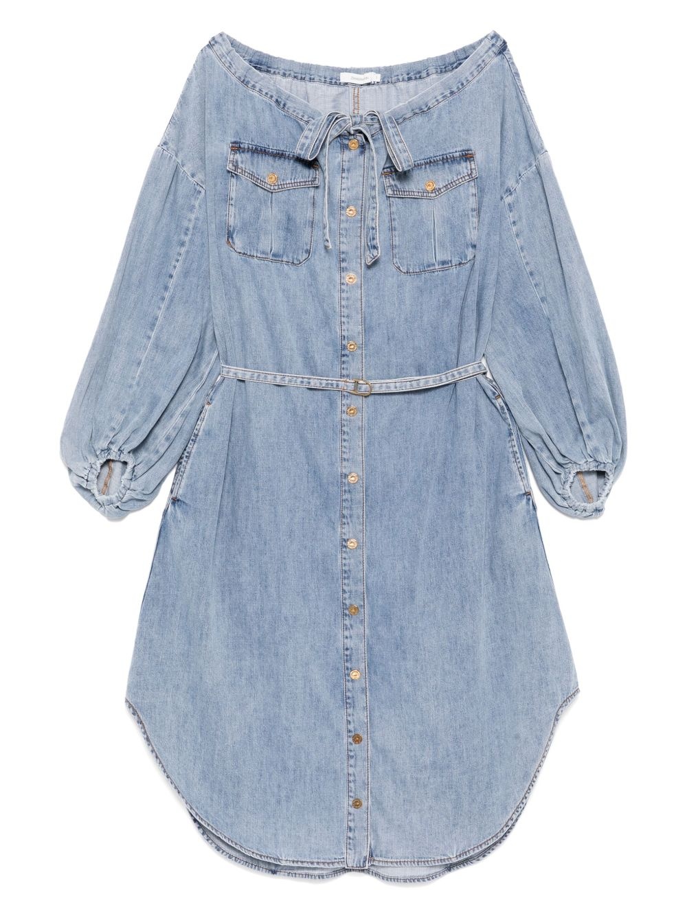 denim midi tunic - 1