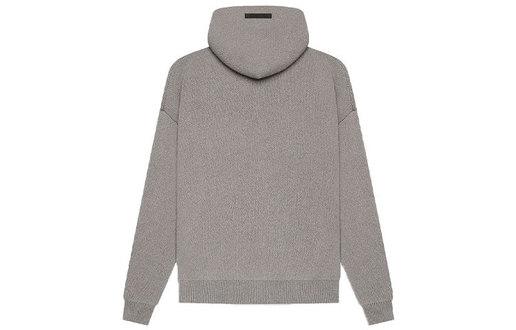 Fear of God Essentials SS21 Knit Hoodie 'Dark Heather Oatmeal' FOG-SS21-617 - 3