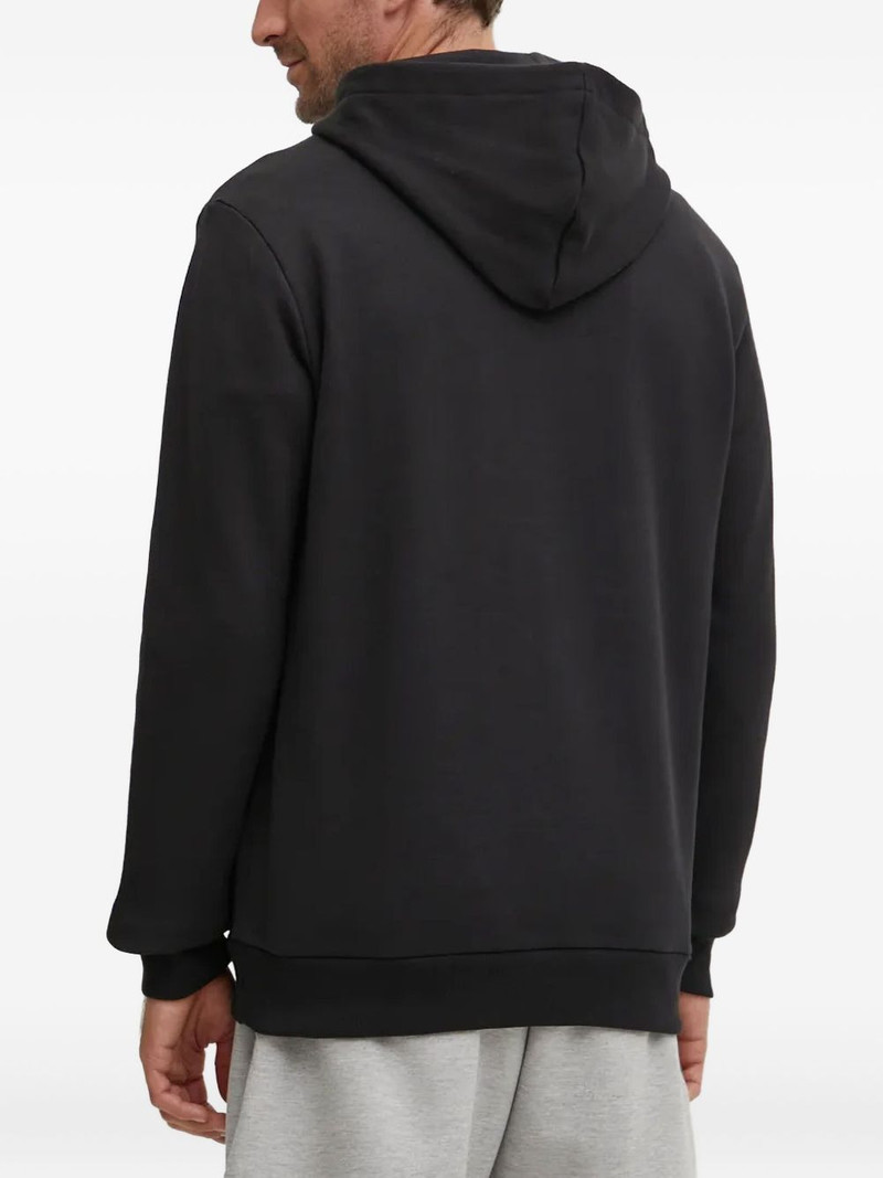 logo-embroidered hoodie 3