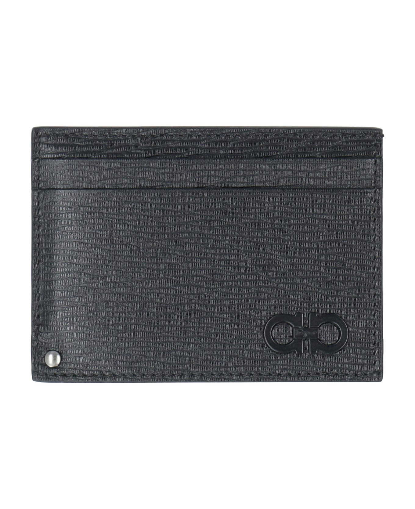 Gancini Leather Card Holder - 2