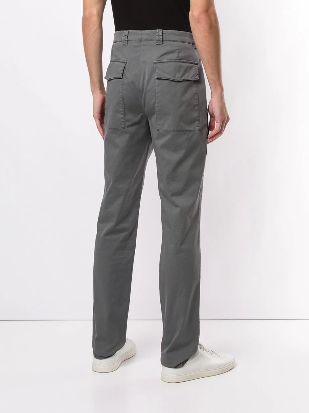 straight-leg chino trousers - 4