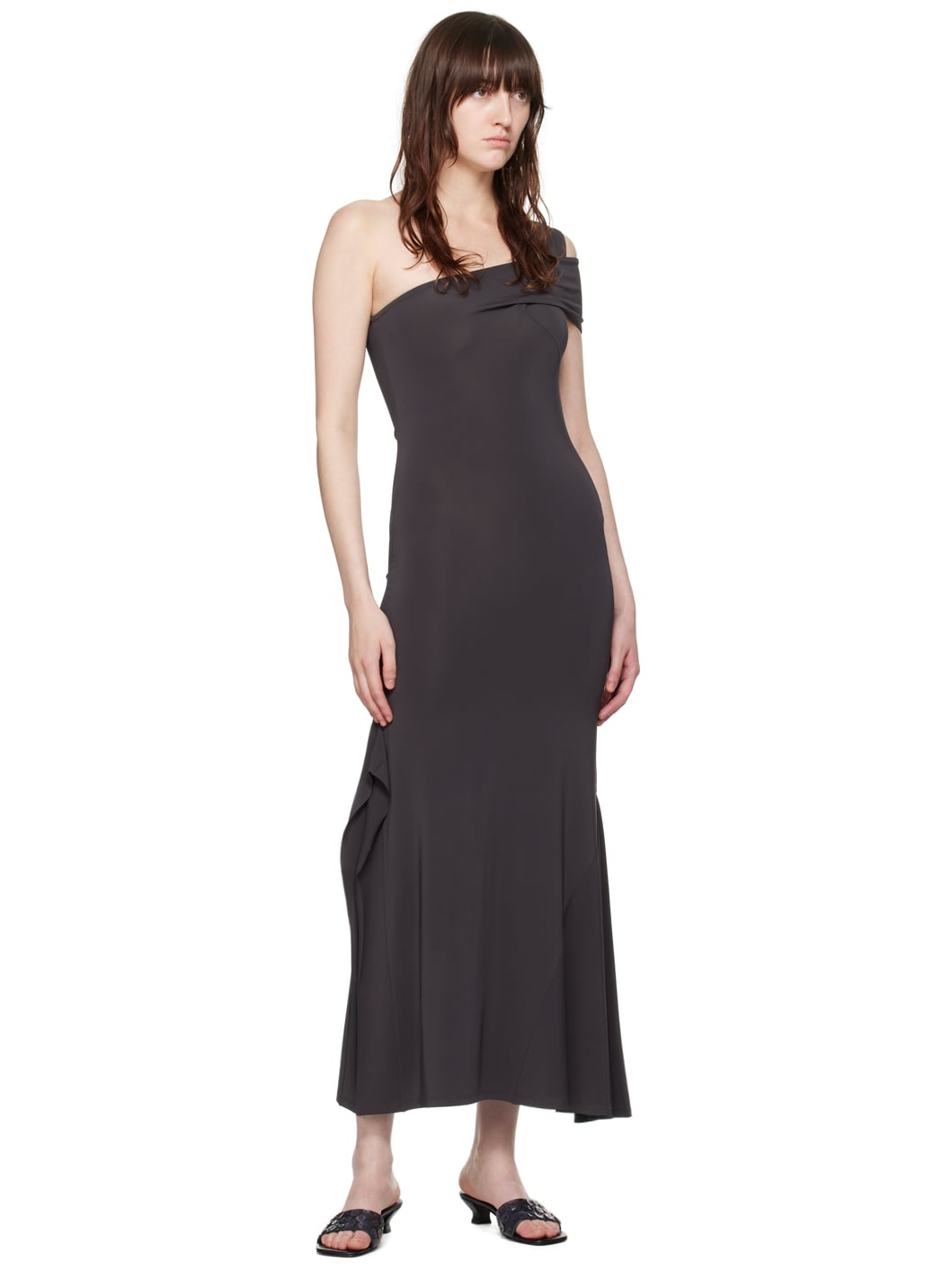 Gray Howa Maxi Dress - 4