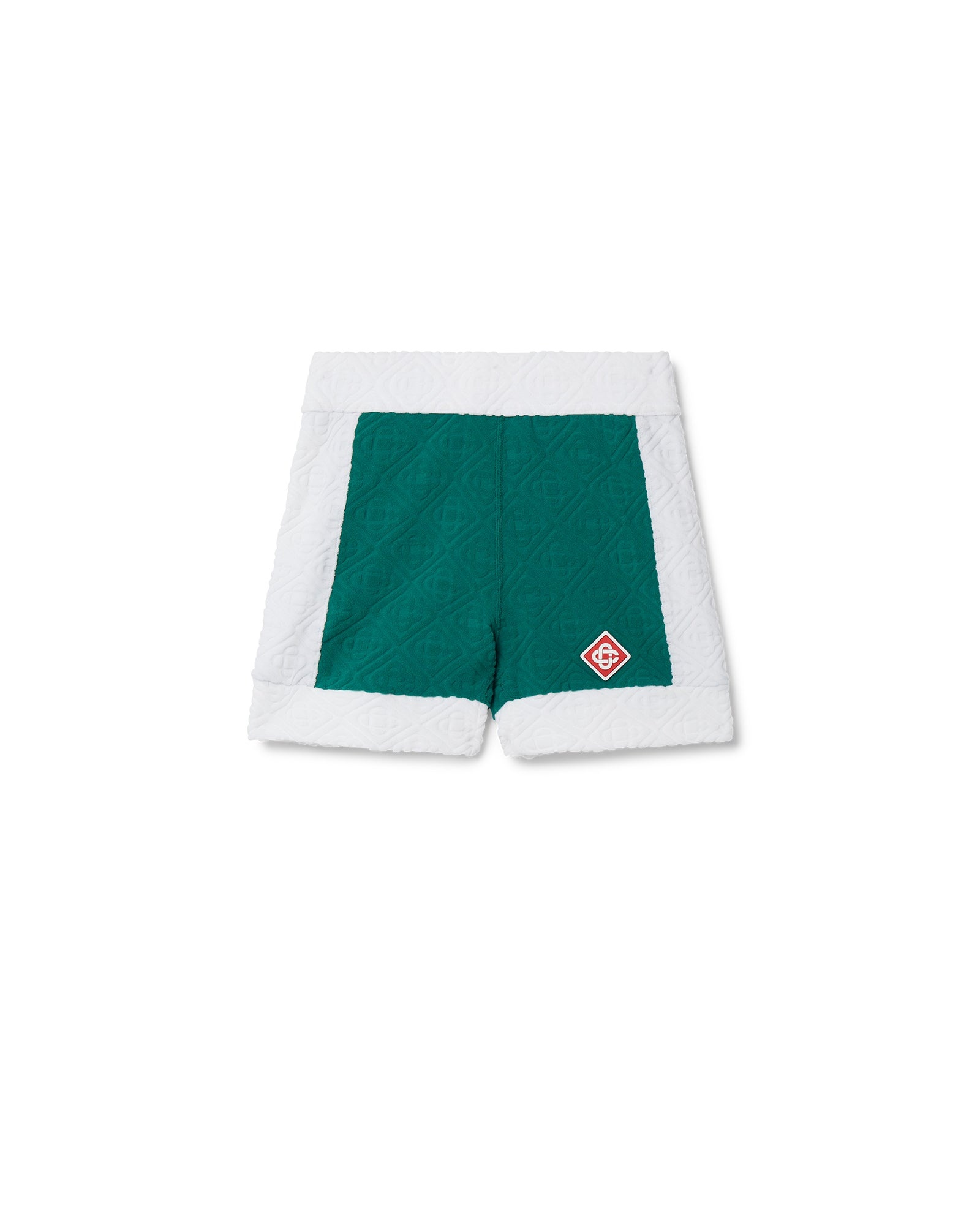 Monogram Textured Cycling Shorts - 1