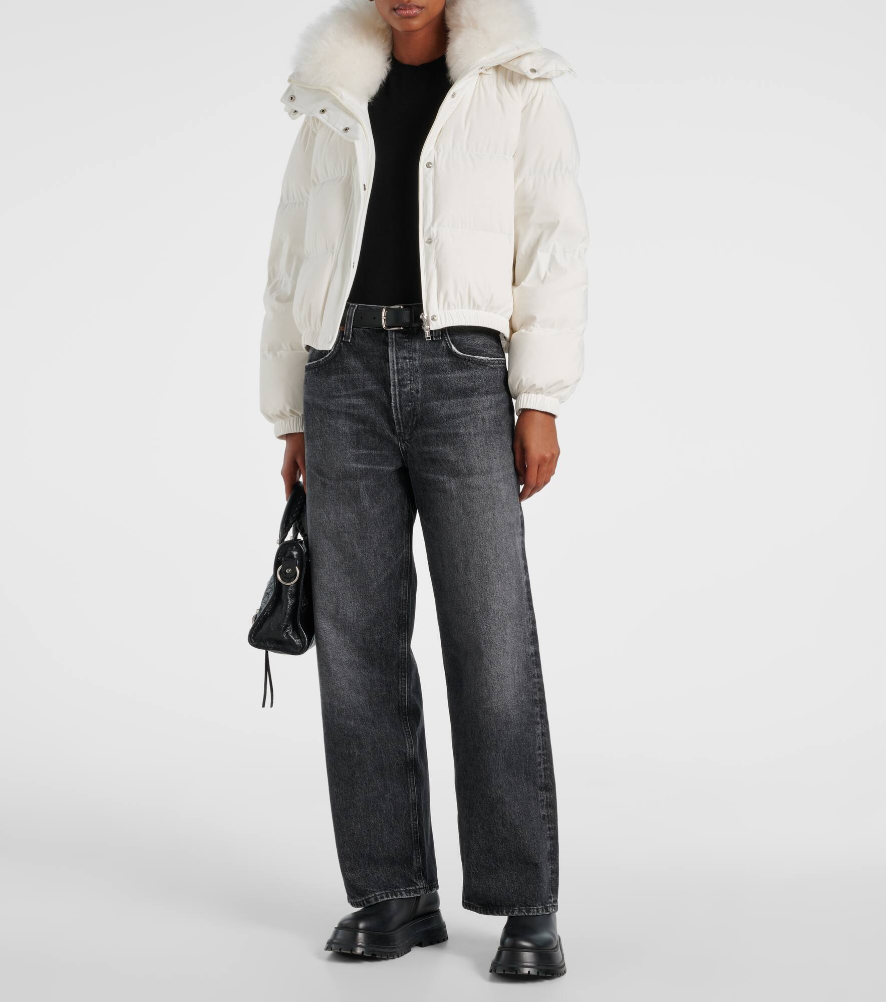 Quilted down jacket - 2
