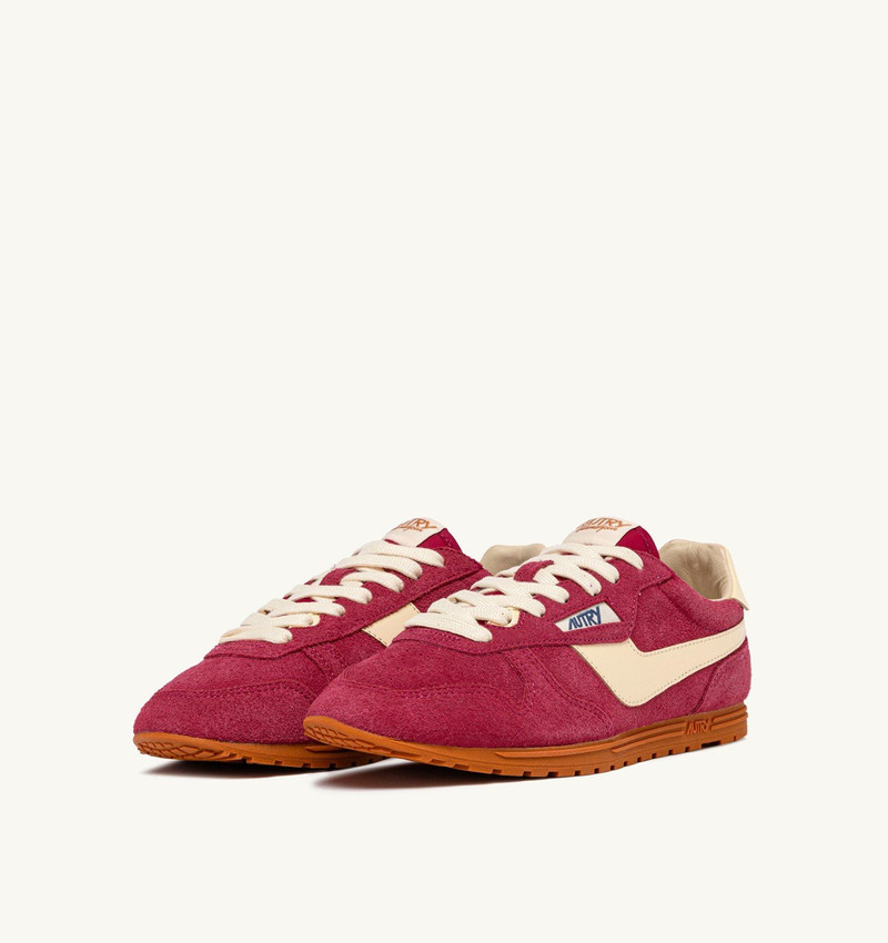 AUTRY SNEAKERS WINDSPIN IN SUEDE AND LEATHER COLOR CHEYENNE AND RUTABAGA outlook
