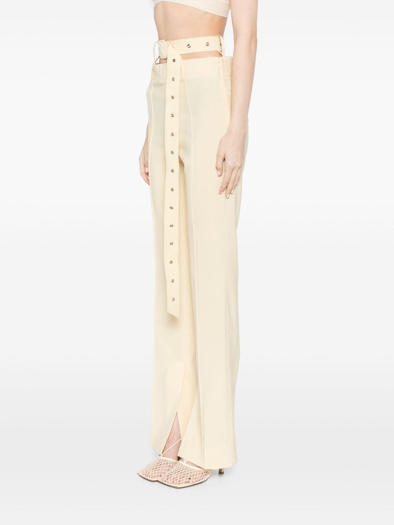 belted flared trousers 3