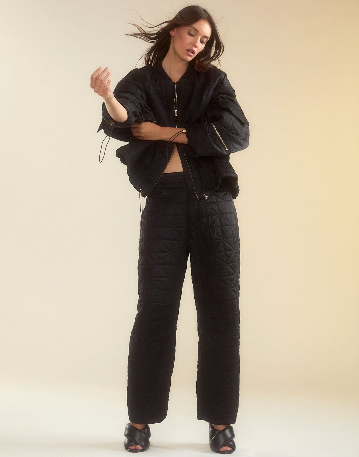 Downtown Quilted Horseshoe Pant - 4