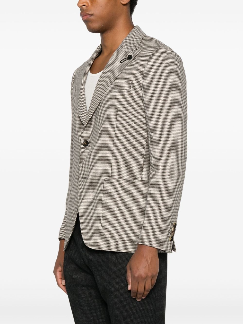 houndstooth blazer - 3