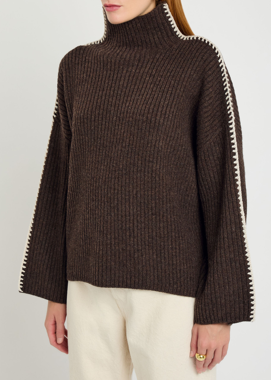 Rag & Bone Ingrid Ribbed Wool Jumper - 2