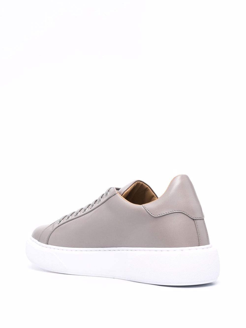 logo-plaque low-top sneakers - 3