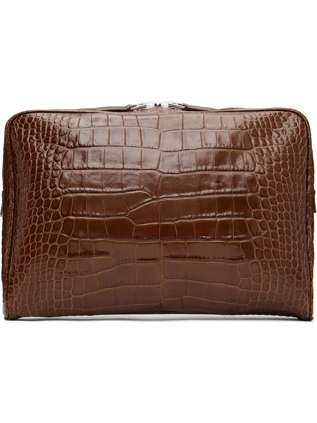 Tan Minimal Laptop Pouch - 1