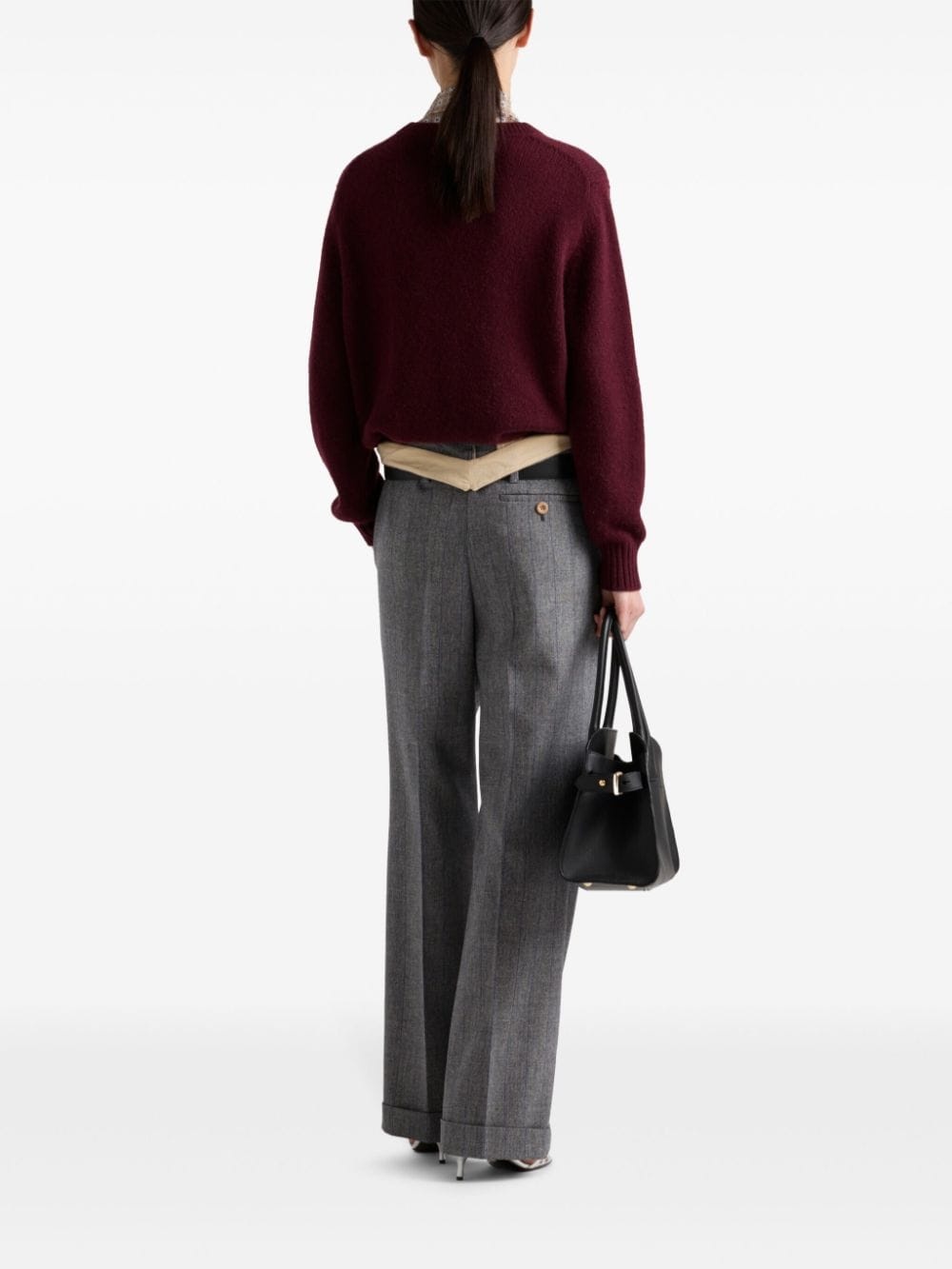 crew-neck cashmere-wool jumper - 3
