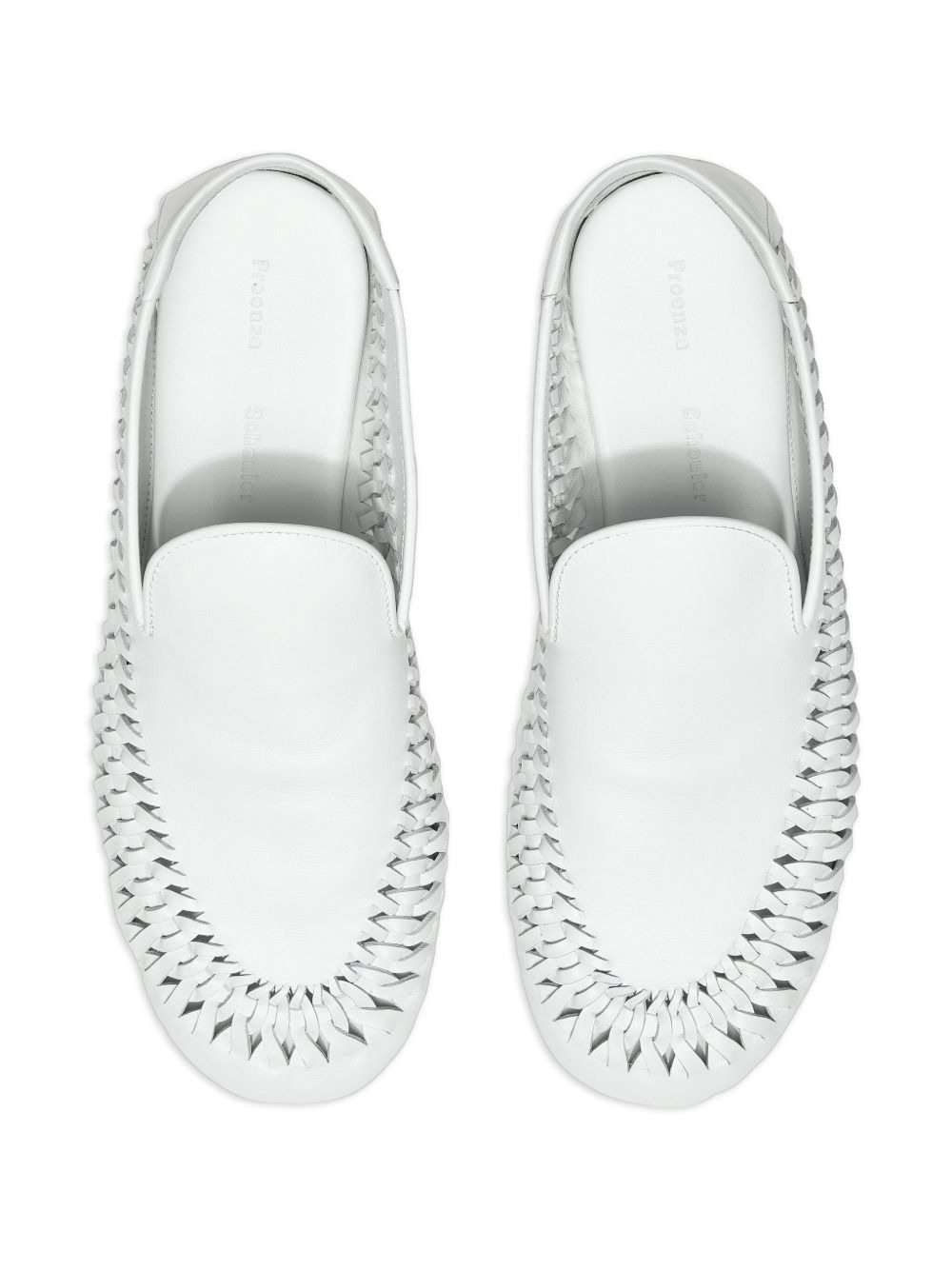 Whip braided leather loafers - 3