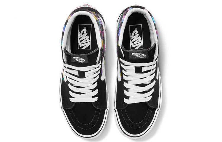 (WMNS) Vans SK8-HI 'Iridescent Checkerboard' VN0A4BV6SRY - 3