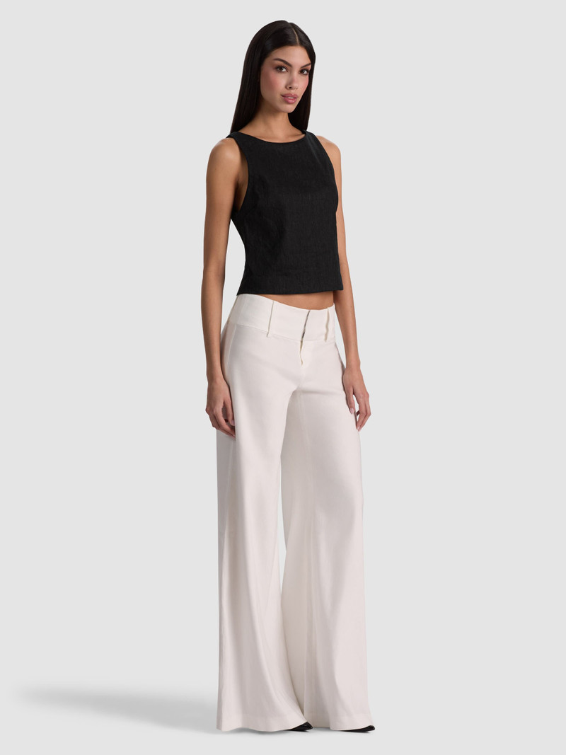 YVETTE LINEN BOAT NECK TANK 6