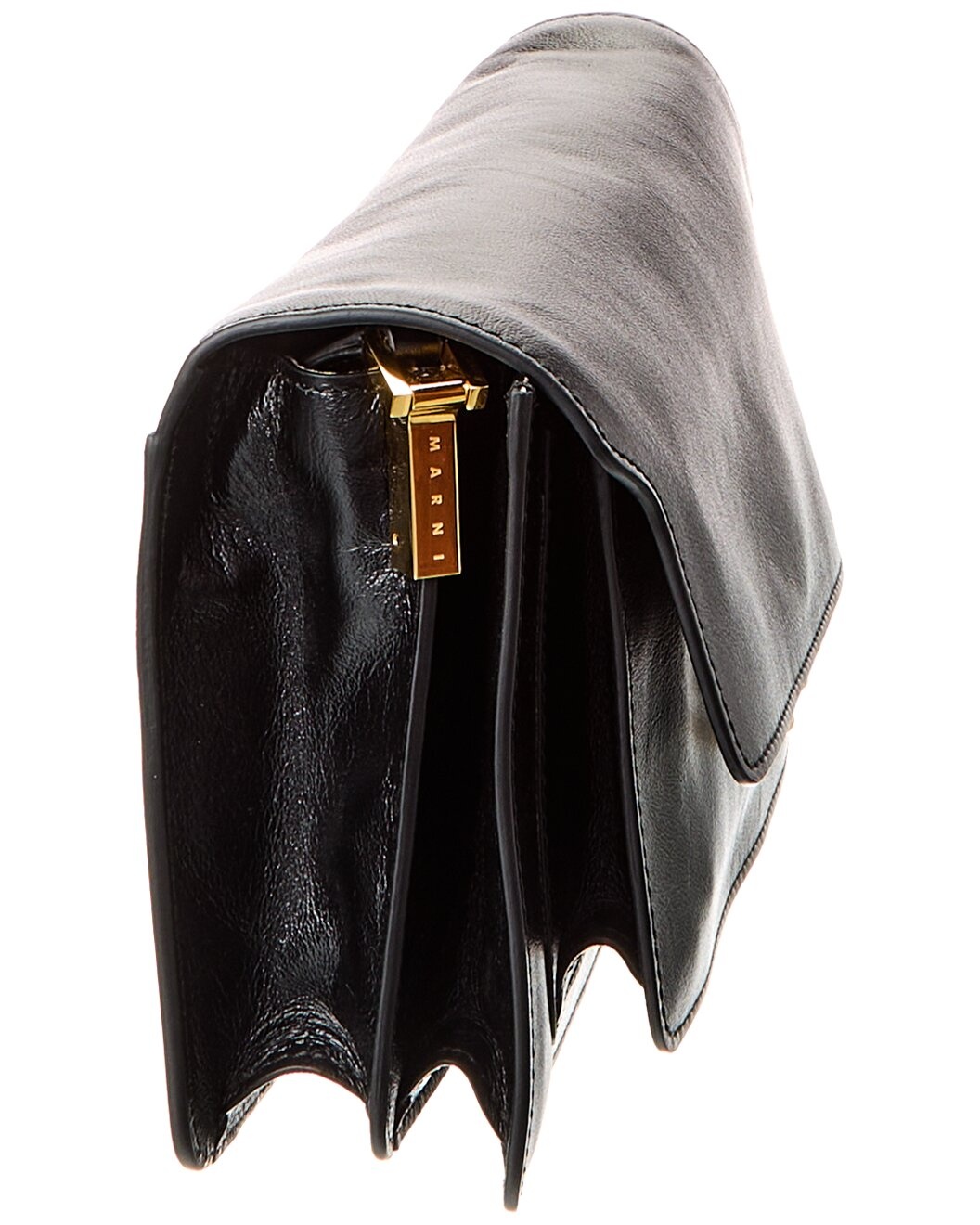 Marni Trunk Medium Leather Shoulder Bag - 3