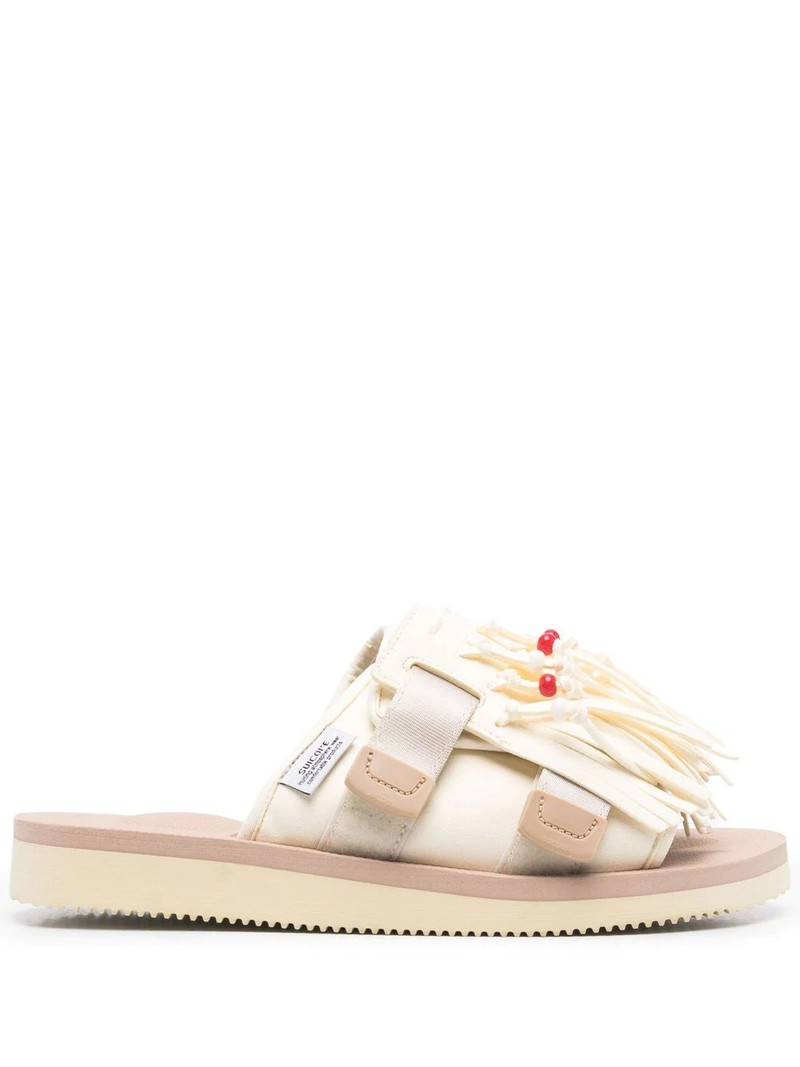 Suicoke Hoto frayed-detail slides outlook