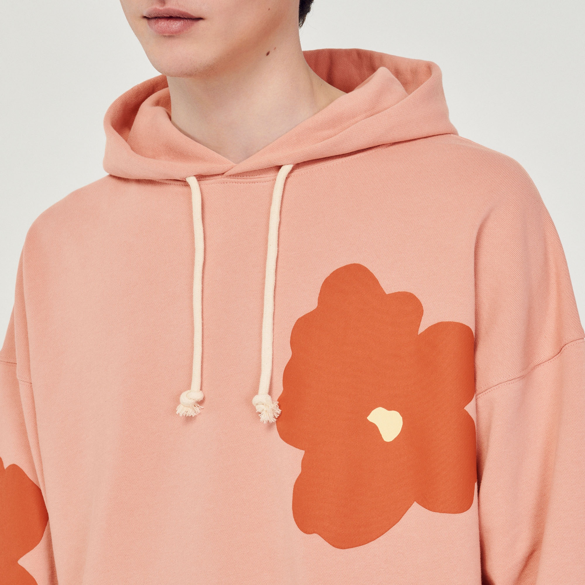 Floral pattern hoodie - 4