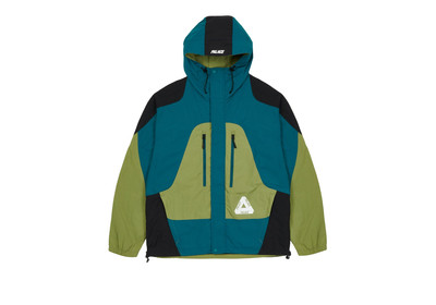 PALACE POWDER JACKET BLACK / OLIVE / TEAL outlook