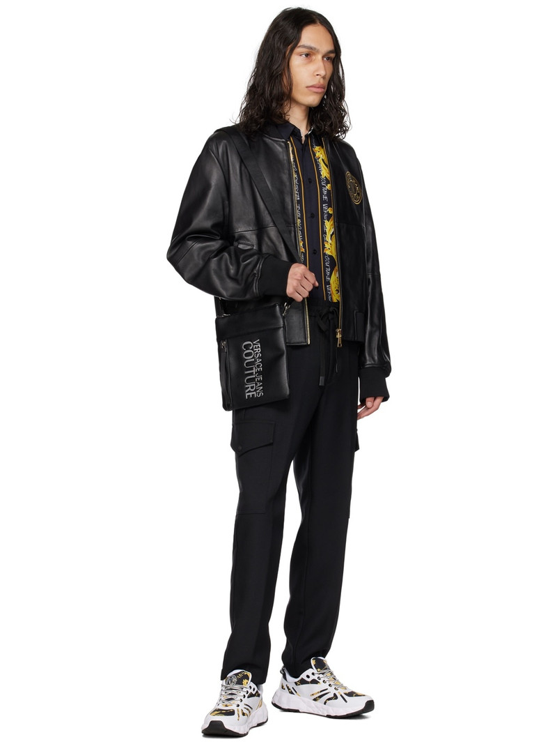 VERSACE JEANS COUTURE 로고 인쇄 긴 소매 셔츠 outlook