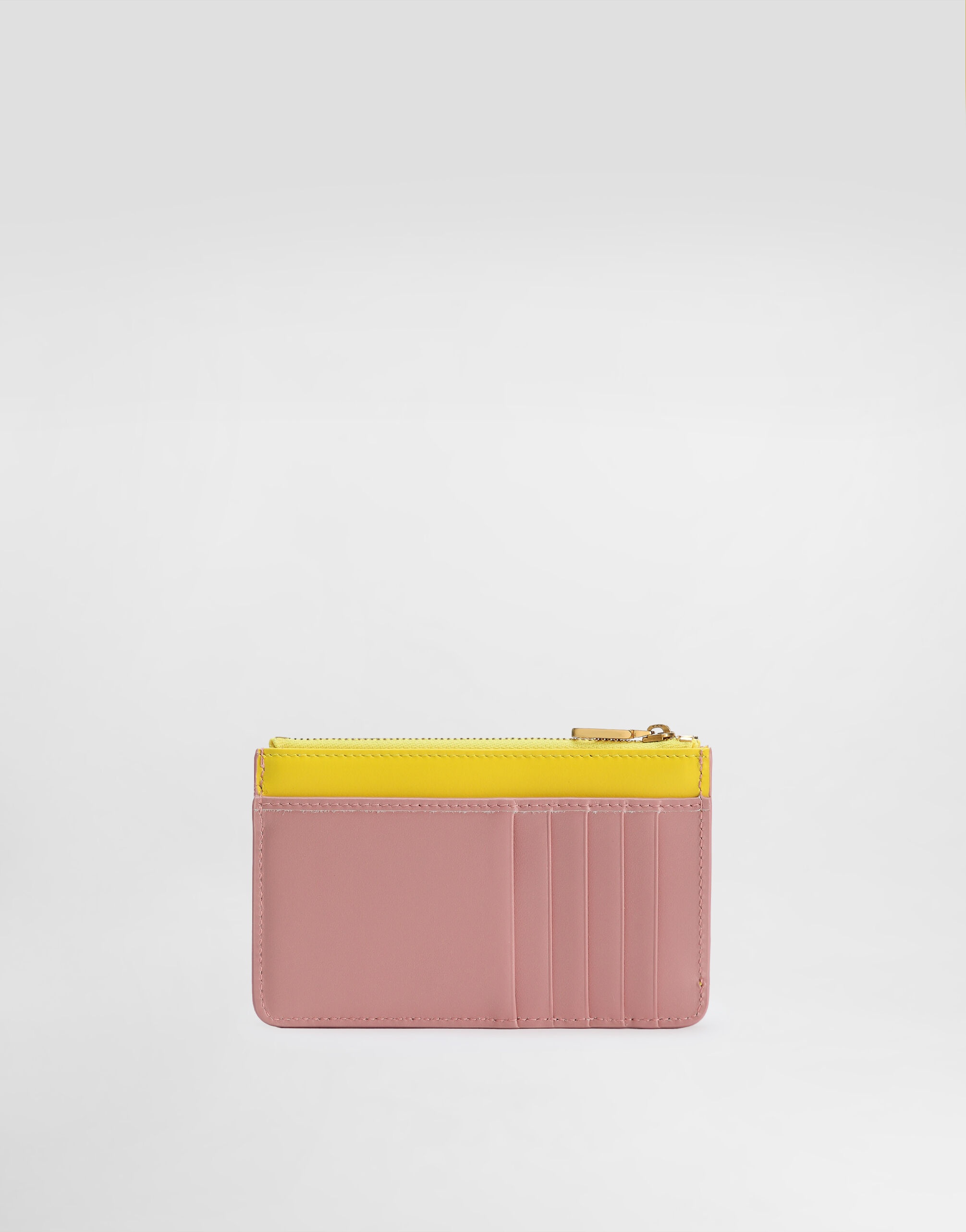 Calfskin card holder with DG logo - 3