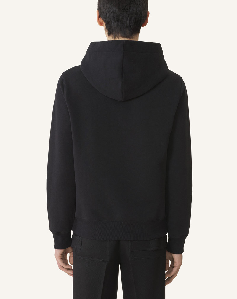 LANVIN EMBROIDERED COTTON HOODIE 4
