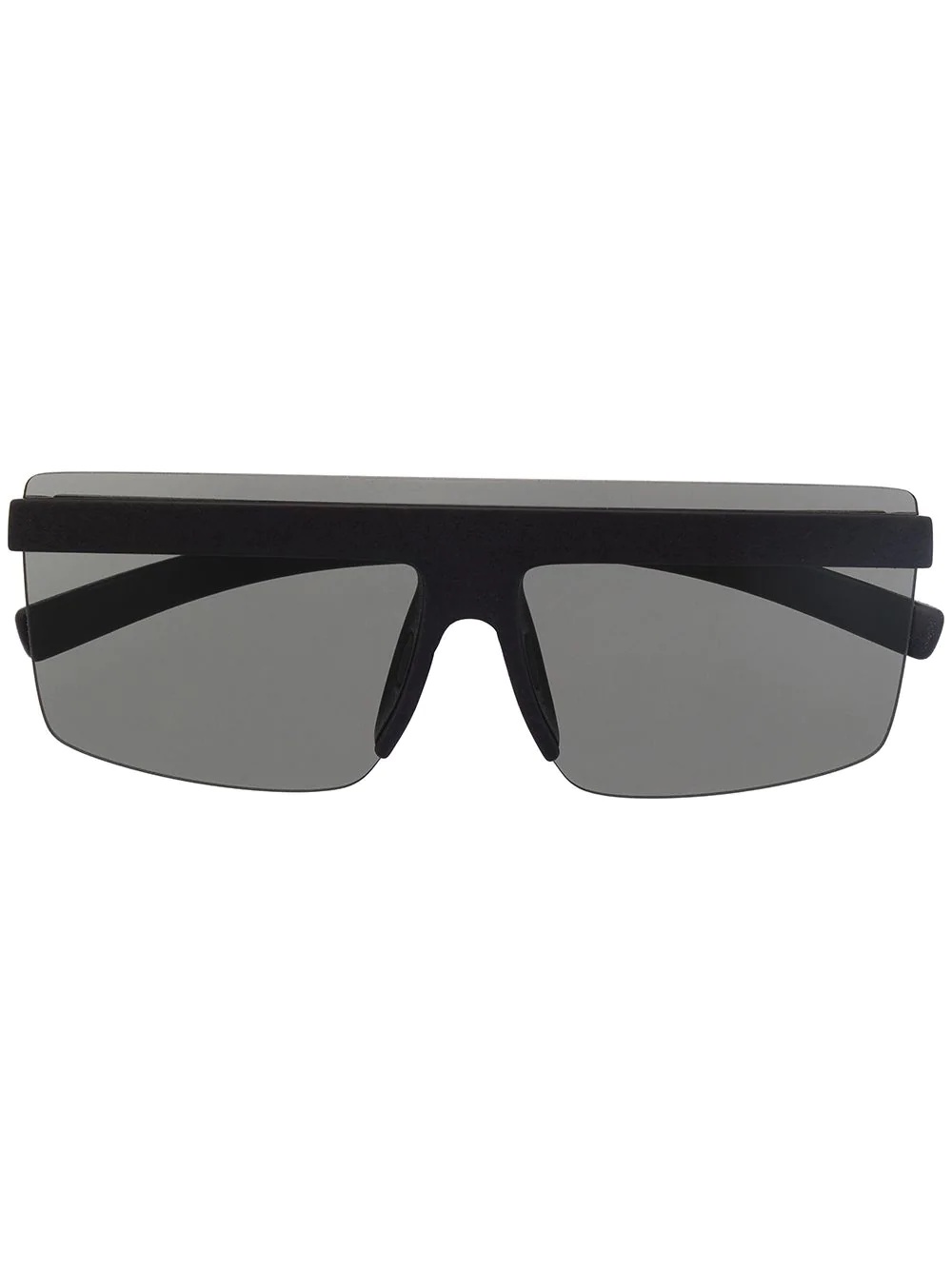 tinted oversize-frame sunglasses - 1