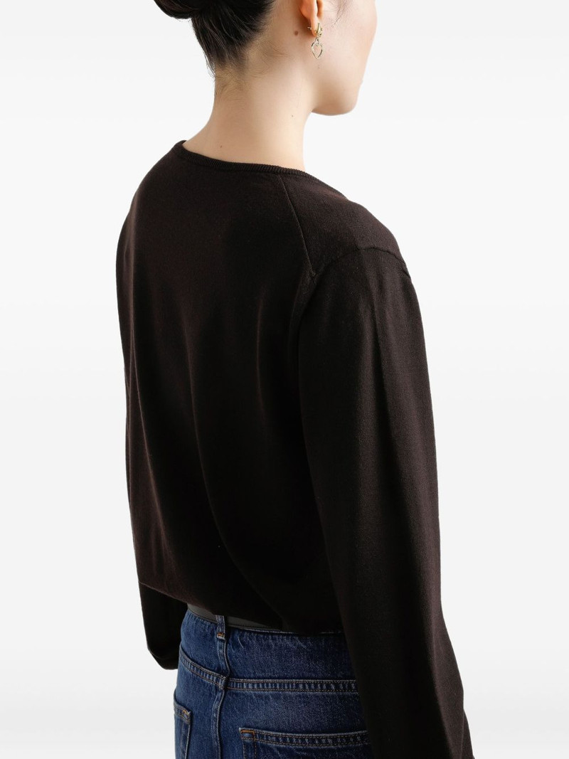 scoop-neck long-sleeve top 5