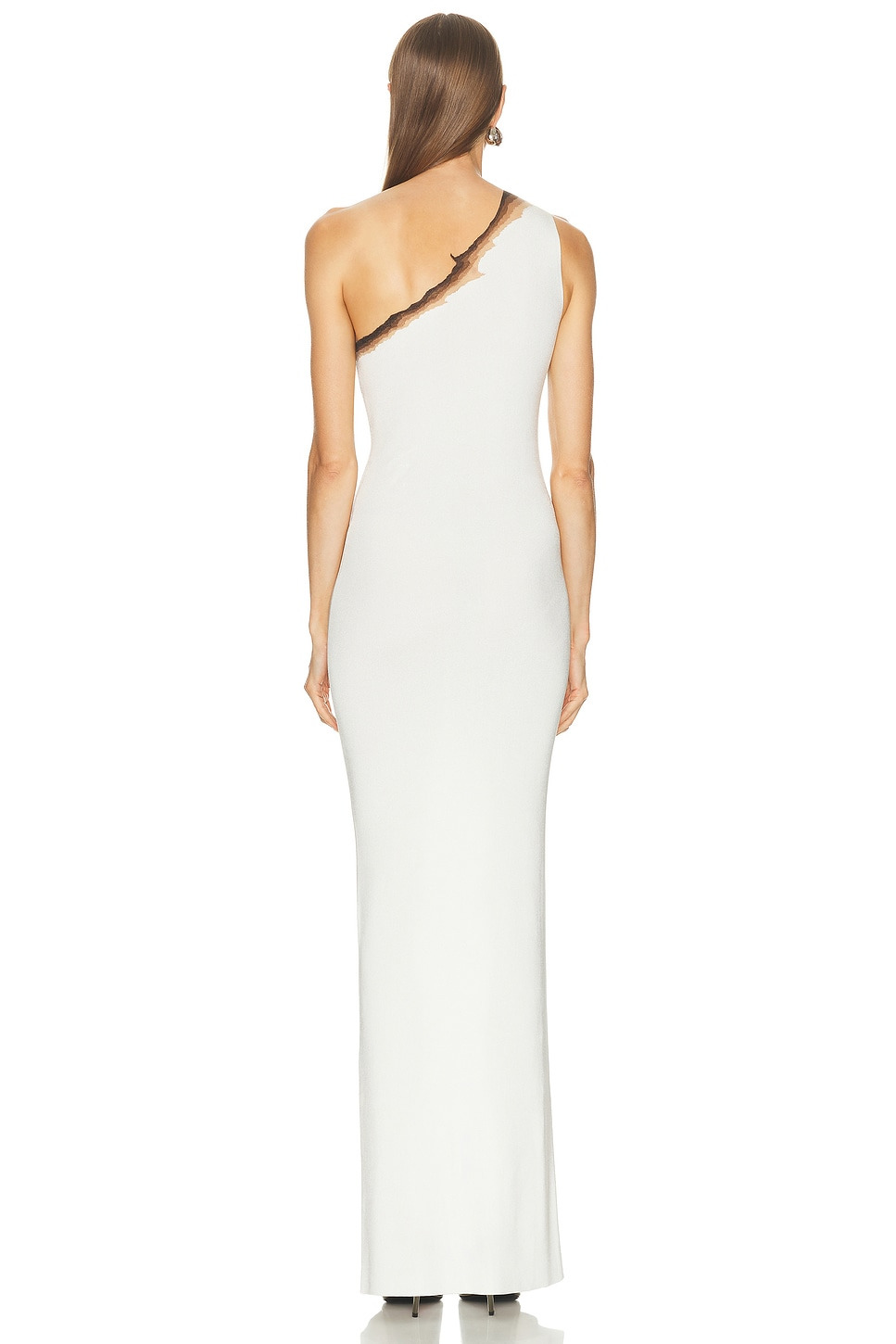 Flame One Shoulder Maxi Dress - 4