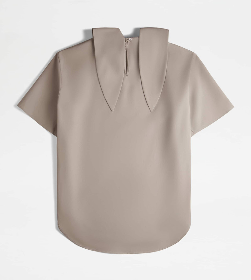 Tod's COTTON SHIRT - GREY outlook