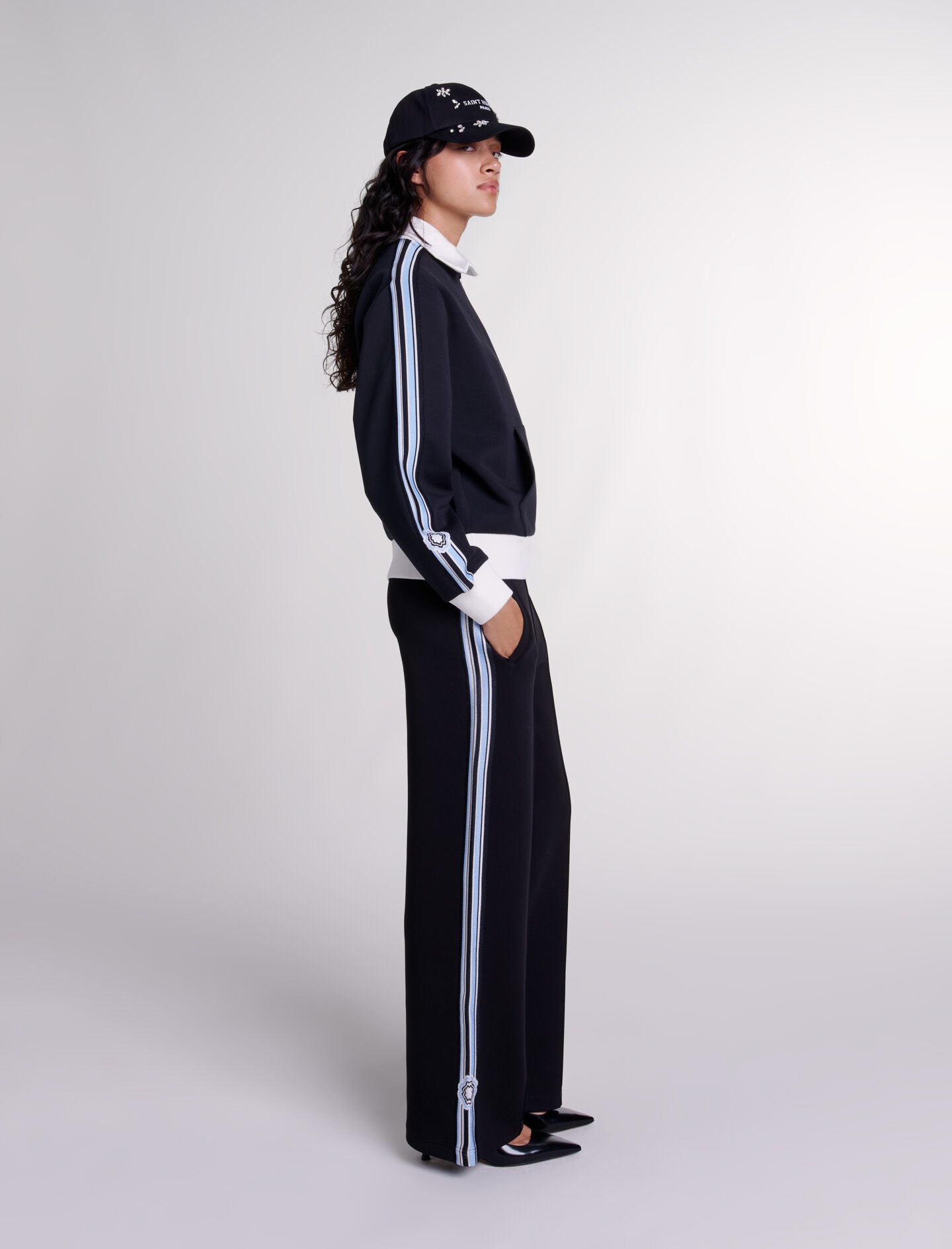 Embroidered tracksuit jacket - 3