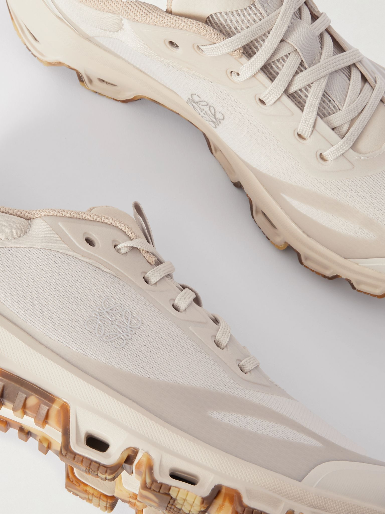 + ON Cloudventure 2.0 Rubber-Trimmed Mesh Sneakers Sand - 5