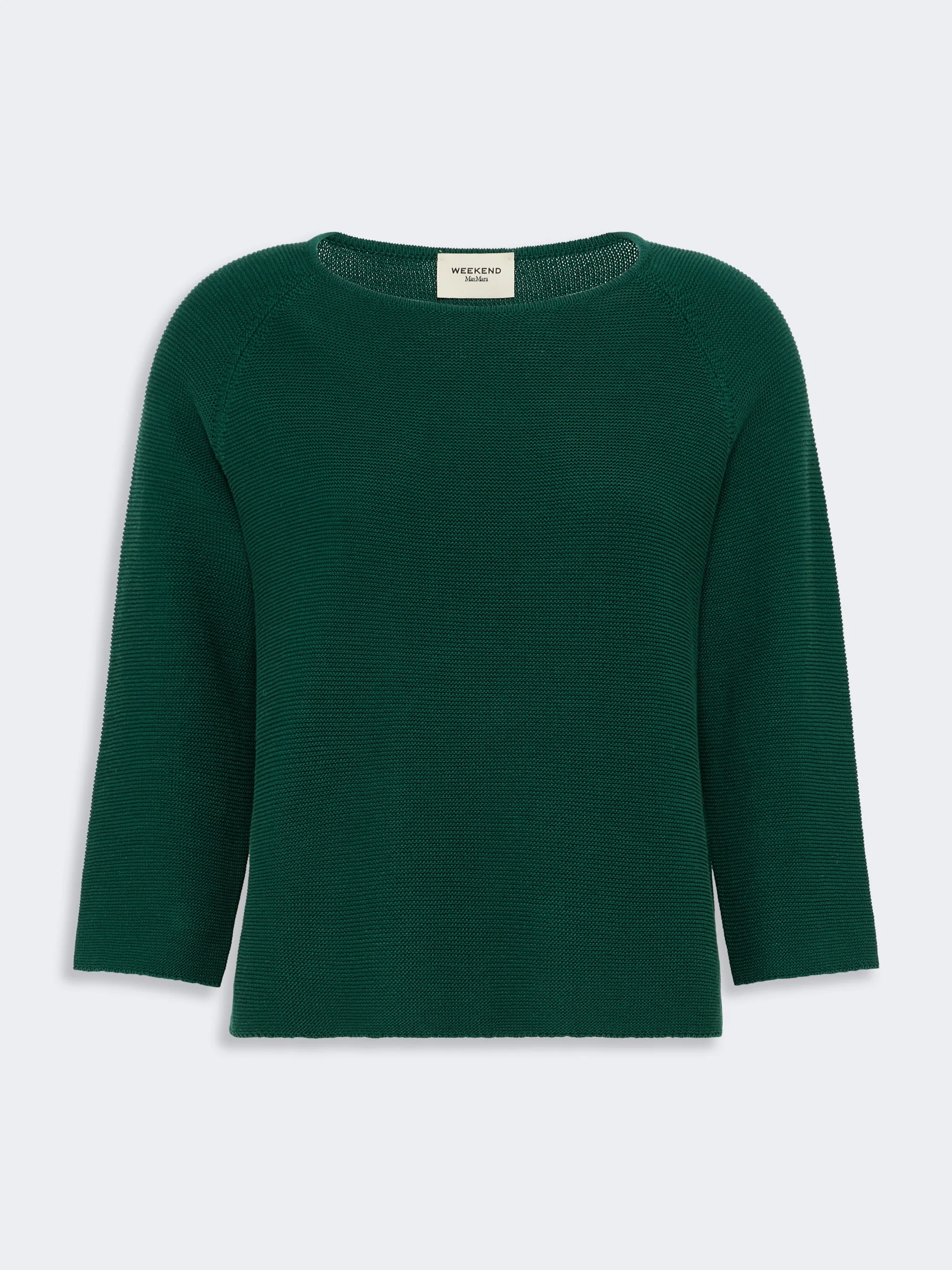 ADDOTTO Cotton yarn sweater - DARK GREEN - 1