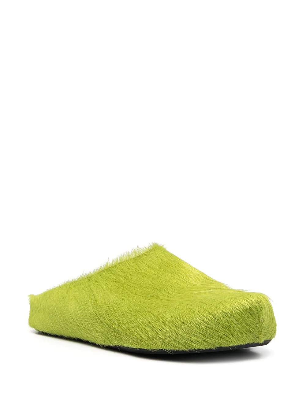 calf hair slippers - 2