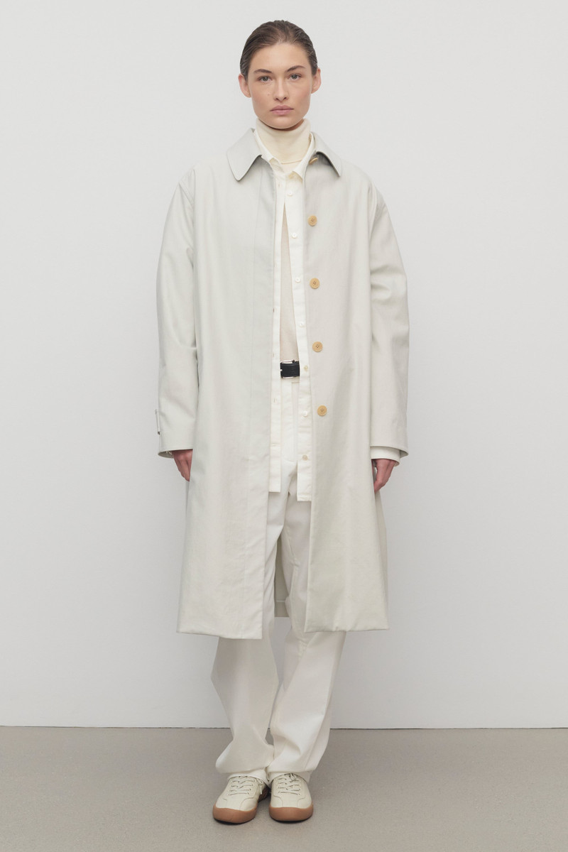Pluma Coat in Cotton and Cashmere 3