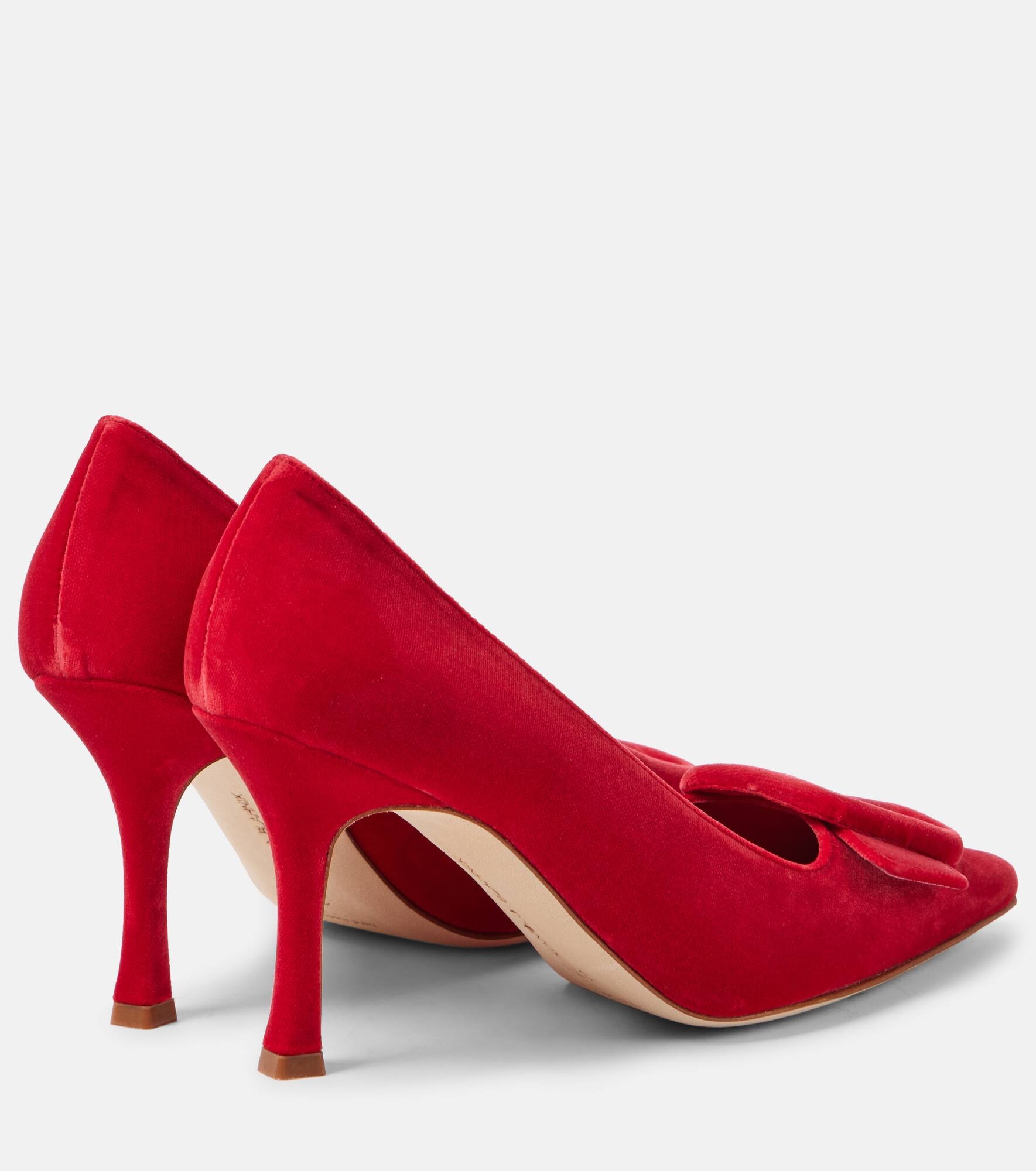 Maysale velvet pumps - 3