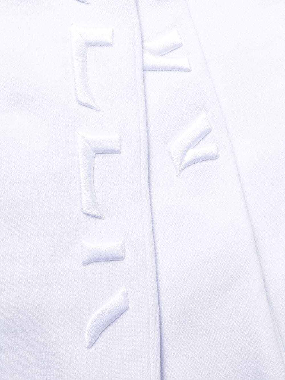 embossed-logo cotton track pants - 7