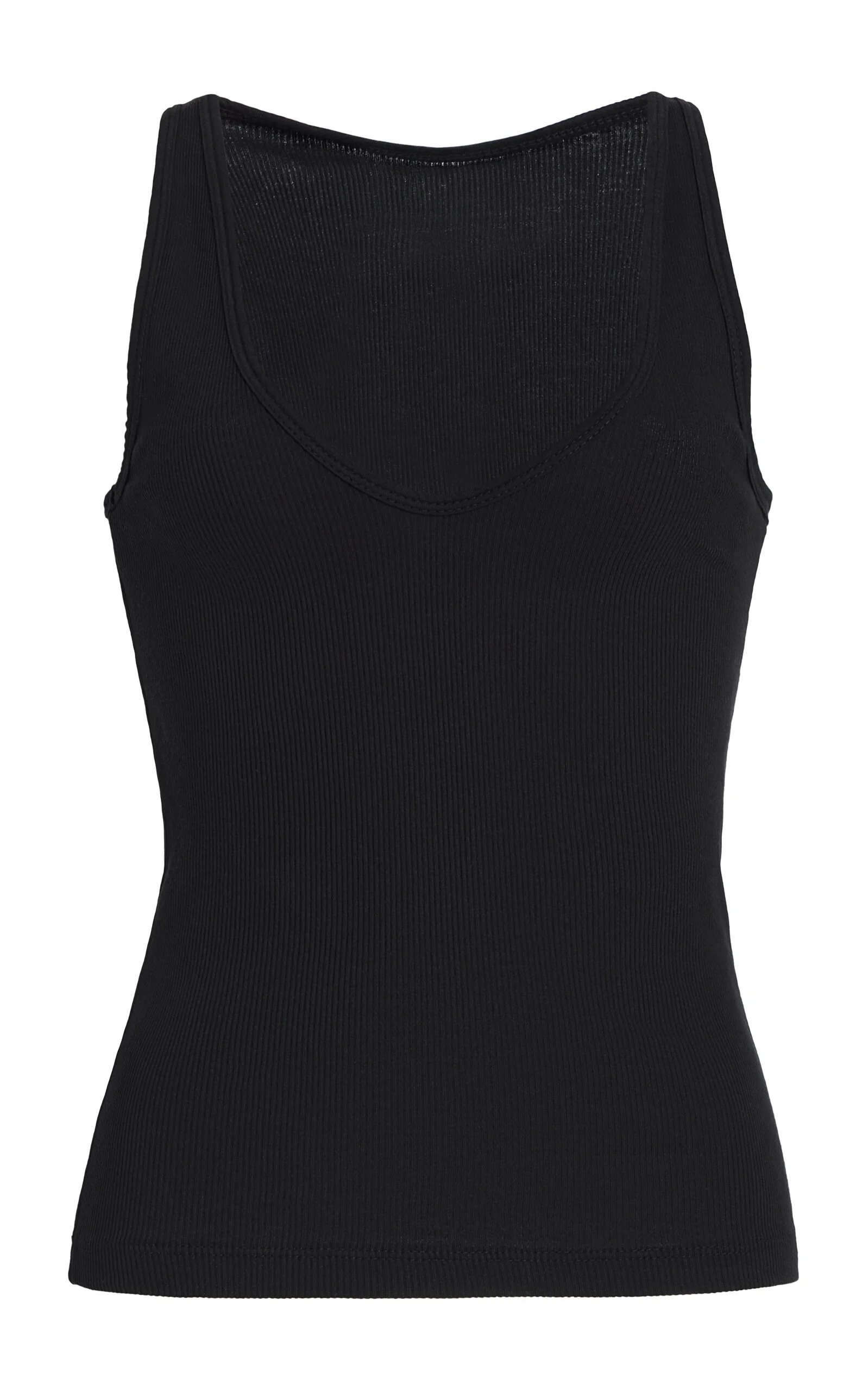 Claire Ribbed Tank Top - 1