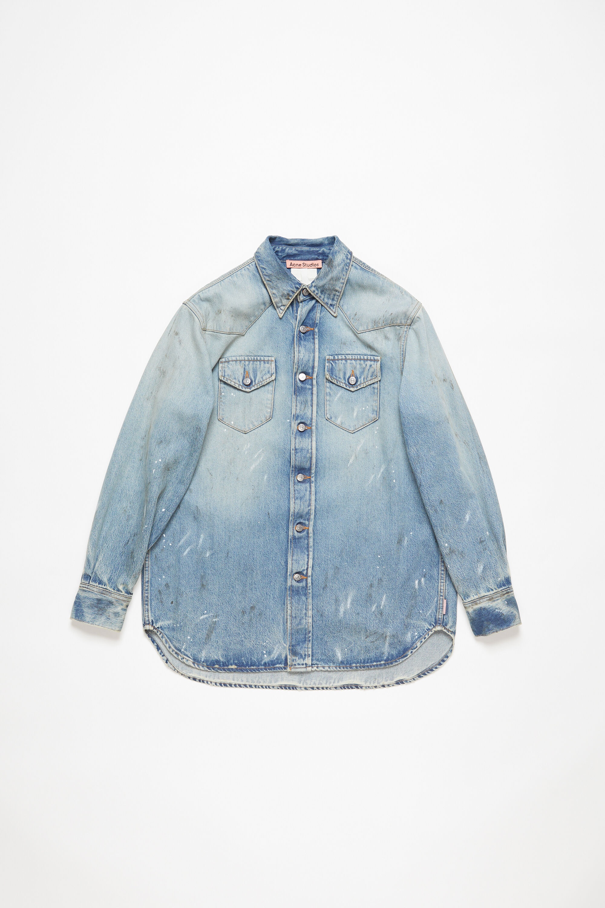 Denim shirt - Relaxed fit - Light blue - 1