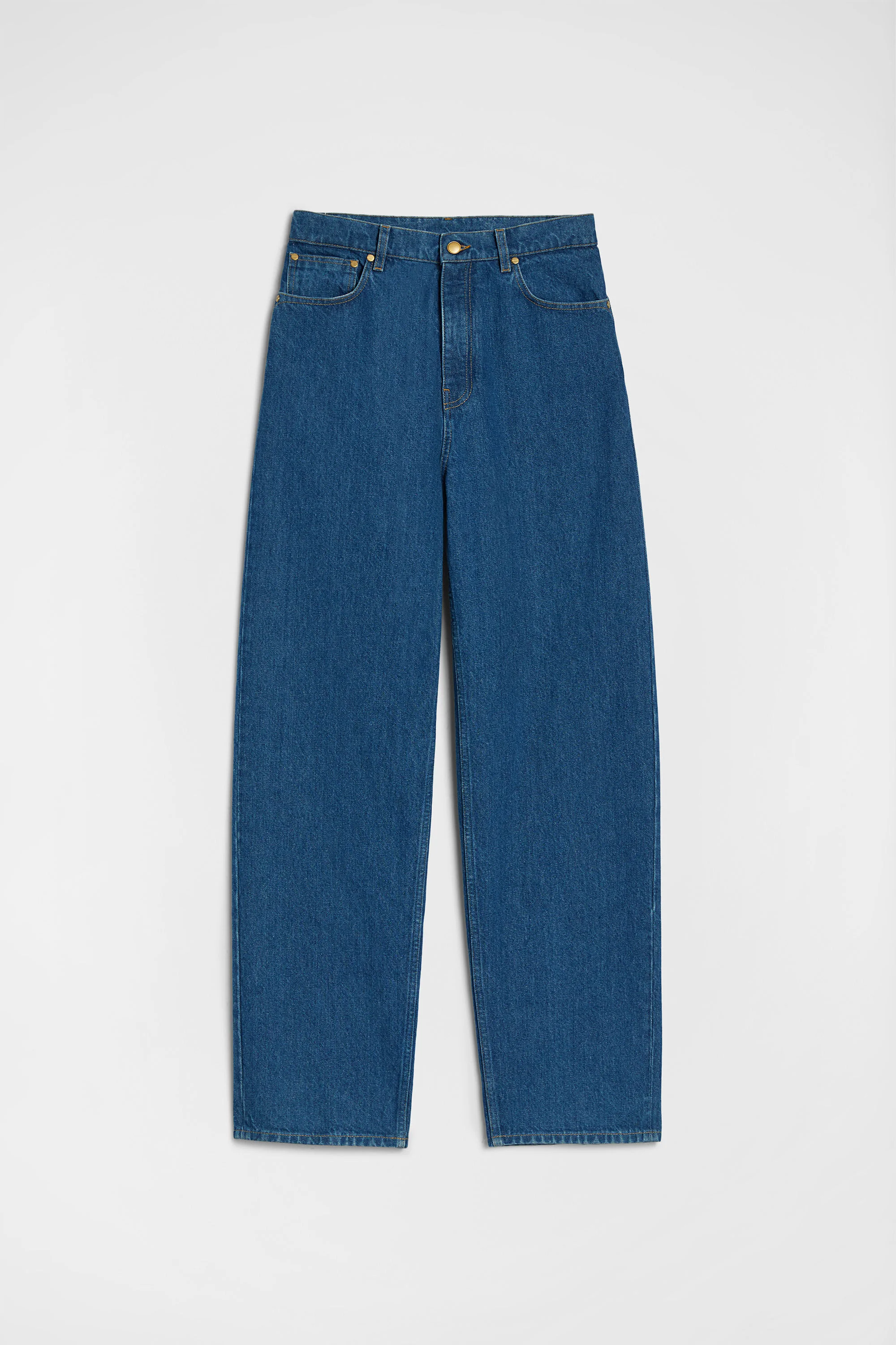 Loose Denim Trousers - 1